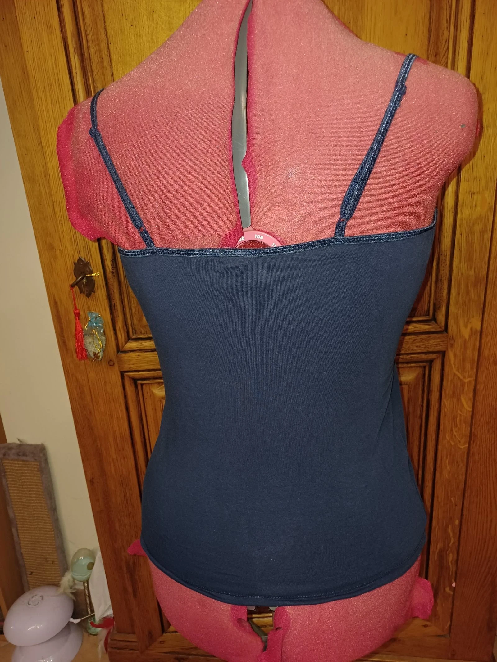Marineblauw tanktop merk Clock hoes op te merken maat xl maar past maat M dat wil zeggen 38 – photo 5